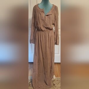 Chelsea & Violet Long Sleeve Lavender Dress